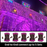 LAMPHOME Purple Christmas Lights Indoor Outdoor,19.6ft 100count Purple Lights for Christmas Tree, Deep-Violet | Lumora