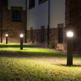 LED Bollard Landscape Lights 38" 20W 3000K 120V-277V Commercial/Residential Modern - Outdoor Security Flood Light | Lumora