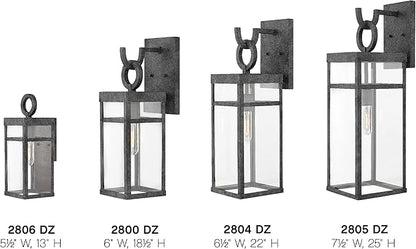 Hinkley 2800DZ Transitional One Light Outdoor Wall Mount from Porter collection in Bronze/Darkfinish