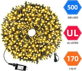 170FT 500 LED Christmas Lights Outdoor Indoor, Waterproof Christmas Tree Lights for Christmas Decorations with | Lumora