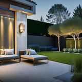 Outdoor Wall Light European Waterproof Anti-Rust Die-Cast Aluminum Frame Clear Glass Shade Exterior Wall Sconce | Lumora