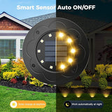 Brightown Solar Lights Outdoor Waterproof, 12 Packs LED In-Ground Lights Outdoor Solar Lights for Yard Patio Garden | Lumora