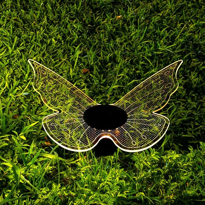 Gadpiparty Solar Pathway Lights Outdoor Waterproof Acrylic Solar Garden Stake In-ground Lamp for Yard Walkway | Lumora