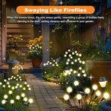ALSO GO Solar Lights Outdoor, 2 Pack 16 LEDs Firefly Lights, Waterproof Solar Garden Lights, Solar Firefly Lights | Lumora
