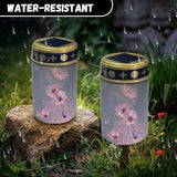Floral Cemetery Candles for Grave Solar Patio Lights Outdoor Waterproof Grave Solar Lights Solar Cross Garden | Lumora