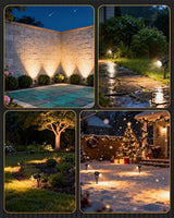 6W 700LM Low Voltage Landscape Lighting, 12V AC/DC 3000K Warm White LED Low Voltage Landscape Lights, IP65 | Lumora