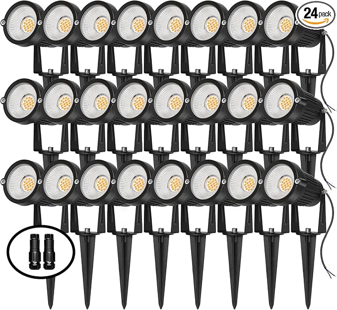 Low Voltage Landscape Lights Outdoor: 7W 700LM LED Landscape Lighting with Connectors for Tree Garden Yard Pathway | Lumora