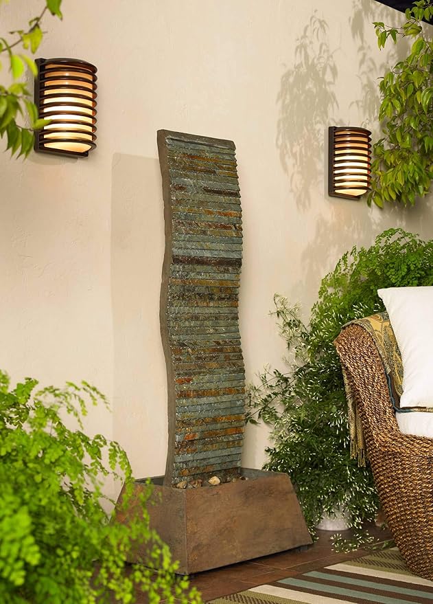 John Timberland Bronze Grid Modern Industrial Outdoor Wall Light Fixture 10" Frosted Glass Shade for Exterior Barn | Lumora