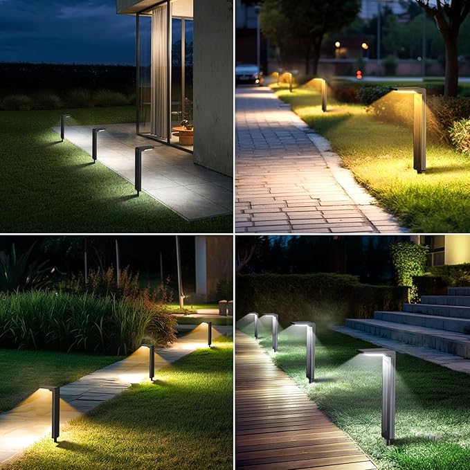 Sunvivo Solar Pathway Lights,2 Modes(Cool White or Warm White),Bright Solar Path Lights Outdoor Waterproof,Perfect | Lumora