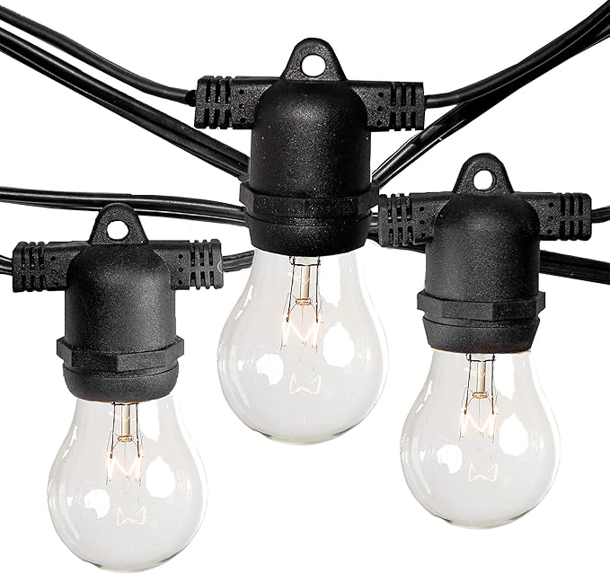 Hometown Evolution, Inc. E26 Commercial String Lights with 16 Gauge Wire (50 Foot 25 - Outdoor Security Flood Light | Lumora