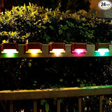 pearlstar 24 Pack Waterproof Led Solar Step Lights,Color Changing Light up Swimming Pool Accessories Night | Lumora
