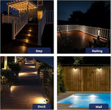 Gardenreet Low Voltage Deck Lights - Landscape Solid Brass LED Step Lights Outdoor, 12V Hardwired IP65 Waterproof | Lumora