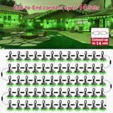 LAMPHOME Green St. Patrick's Day LED Outdoor String Light, 26Ft st Patrick's Day Patio Lights 12+1 Edison | Lumora