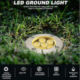 Low Voltage Landscape Light Outdoor In-Ground Well Lights with Connectors 6W 12V-24V IP67 Waterproof LED Landscape | Lumora