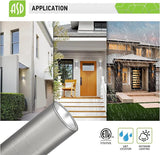 ASD LED Up Down Lights Outdoor Cylinder Wall Light 18W (120W Equiv) 1500Lm 5000K Daylight, 120V Patio Wall Light | Lumora