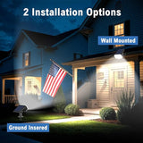 Solar Lights Outdoor Waterproof IP65, Super Bright LED, Cool Light 2 Lighting Modes Selectable, Solar Powered Yard | Lumora
