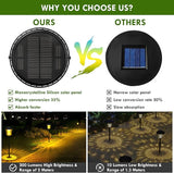 Solar Pathway Lights Super Bright 200 lumens with 2-in-1 Warm White and Daylight Modes, Solar Lights Outdoor | Lumora