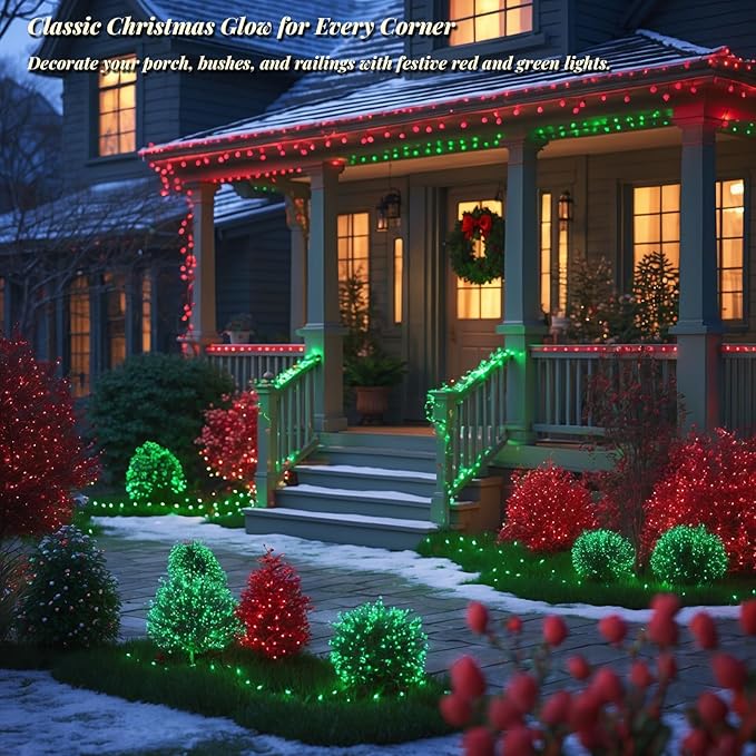 200 LED Green String 66ft, Plug in Fairy with 8 Modes, Indoor Outdoor Decoration for St. Patrick's Day, Christmas | Lumora