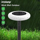 intelamp Solar Pathway Lights Outdoor, 6 Pack 9 Color Changing with Remote Control, Dusk to Dawn Solar Powered | Lumora