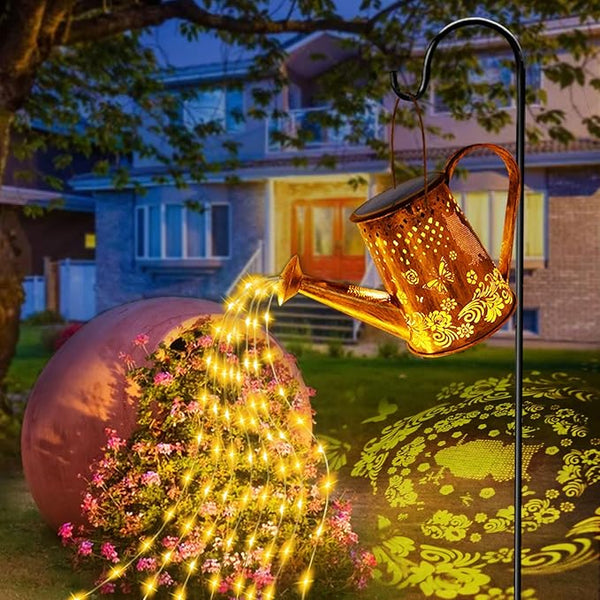 Solar Watering Can Lights, Unique Gardening Owl Gifts for Christmas Mom Women Grandma Birthday, Waterproof Large | Lumora