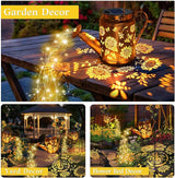 Solar Watering Can with Lights, Birthday Gifts for Mom Women Mother's Day, Outdoor Garden Decor Sunflower Solar | Lumora