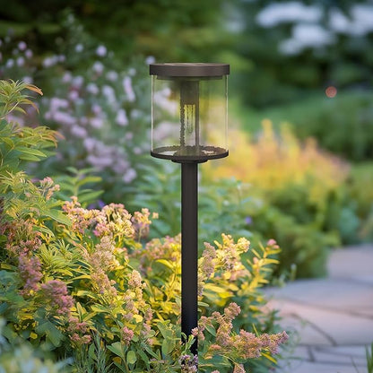 Solar Yard 4-Pack Solar Pathway Lights Outdoor, Garden Path Lights Outside Waterproof, Solar Powered Landscape Light for Pathway, Porch, Walkway, Driveway