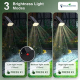 DINGLILIGHTING Solar Lights Outdoor Waterproof: IP65 Led Spot Light Decorations for Garden - 3 Lighting Modes Solar | Lumora