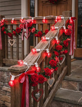 50Ft G40 LED Valentine's Day String Lights Outdoor, Valentines Decorations Lights with 27 Red Shatterproof Globe | Lumora