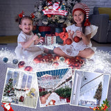 JMEXSUSS 66ft 200 LED White Christmas Lights Indoor Outdoor, Connectable String Twinkle Lights Outdoor Clear Wire | Lumora