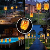 YoungPower 43'' Large Solar Torch Light Flickering Flames, Waterproof Outdoor Decoration Light for Yard Driveway, 6 | Lumora