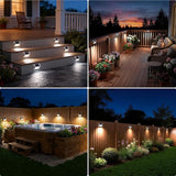 JSOT Solar Lights Outdoor for Deck,Waterproof Solar Garden Lights Decorative Outside Lamp for Walkway,Fence | Lumora