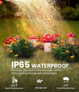 18 Pack Solar Mushroom Lights Outdoor, Garden Outdoor Decor, 8 Lighting Modes, IP65 Waterproof, Crystal-Clear Fairy | Lumora