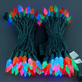 140 Strawberry One-Piece LED Christmas Lights, Pack of 2 Strands 70 Count 36 ft, High Waterproof UL Certified C6 | Lumora