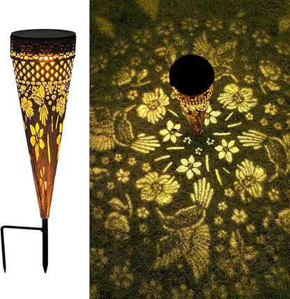 Solar Hummingbirds Garden Stakes Lights 2Pack Outdoor Decorative Lighting for Yard, Pathway, Patio Decor Lawn Ornament Gifts for Women Mom
