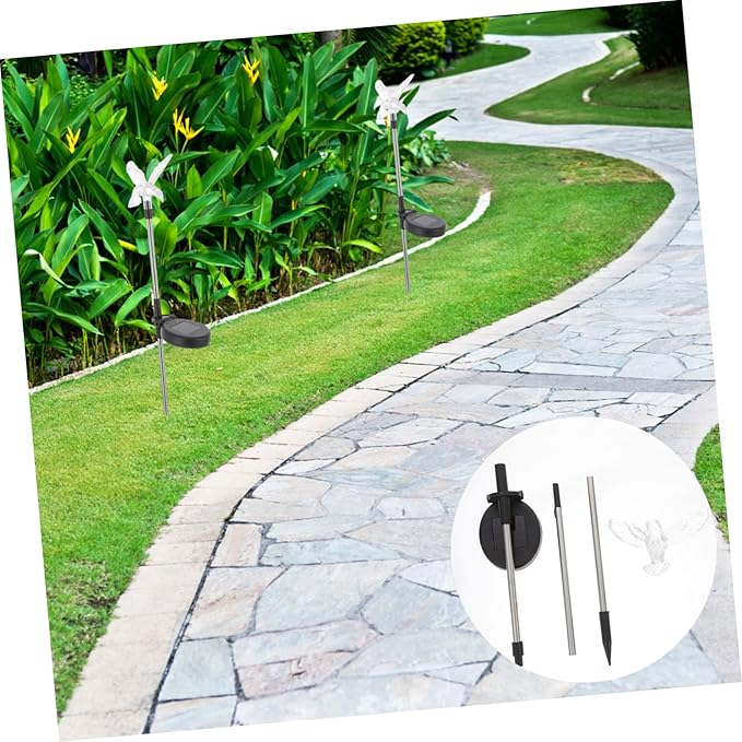 Solar Pathway Lights Outdoor LED Garden Stake Light for Lawn Patio Deck Weather Resistant Solar Powered Landscape Decoration
