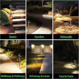 Landscape Path Lights, 3000K/4000K/5000K Selectable Pathway Lights, 12V Low Voltage Wired, LED Outdoor Waterproof | Lumora