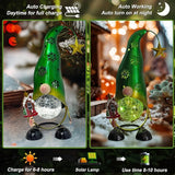 HONGLAND Christmas Gnomes Garden Decor Solar Outdoor Decorations Gnome Yard for Mom, Color Changing LED Lights with | Lumora