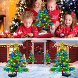 Upgraded Solar Outdoor Christmas Tree Lights Multicolor, 800mA Solar Powered Outdoor Lighted Xmas Tree Waterproof | Lumora
