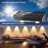Brizled Solar Fence Lights, 20 Pack 3 Colors 6 Modes 250ml Outdoor Fence Solar Lights, IP65 Waterproof Outdoor Wall | Lumora