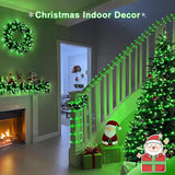 JMEXSUSS 2 * 200 LED Green Solar Rope Lights, 66ft IP 65 Waterproof Solar String Light Outdoor, 8 Modes Christmas | Lumora