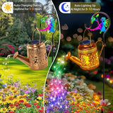Solar Watering Can Lights, Fairy Hanging Lanterns Outdoor, Gardening Gifts for Mom Women Grandma Birthday | Lumora