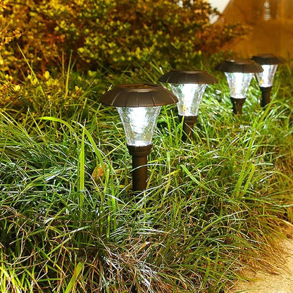 4 Pack Solar Pathway Lights Outdoor Lawn Lights IP65 Waterproof Solar Lights Solar Yard Lights for Garden Patio Yard Landscape Pathway Lawn
