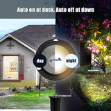 10W Dusk to Dawn Led Light 120V 3000K 1000lm Warm White Landscape Outdoor Spotlights with Photocell Sensor IP65 | Lumora