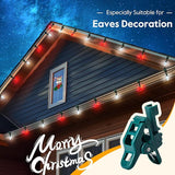 C9 LED Christmas Lights Outdoor with 50 Spring Clips, 50ft 50 LED Waterproof Strawberry String Lights, Commercial | Lumora