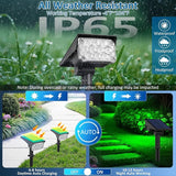 T-SUNUS Green Solar Spot Lights Outdoor Landscape Spotlights 2 Pack Dusk to Dawn Waterproof IP65 for St Patricks | Lumora