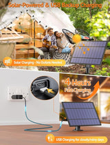 100FT(4x25FT) Solar String Lights Outdoor with Remote, Waterproof Dimmable 3 Modes Patio Light with 40+3 LED G40 | Lumora