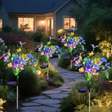 Solar Garden Lights Outdoor Waterproof Solar Lights 4 Pack with New Upgraded 40 LED 18 Butterfly Outdoor Lights for | Lumora