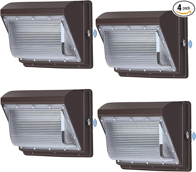 120W LED Wall Pack Lights Dusk to Dawn with Photocell, 15840LM 5000K Super Bright Outdoor Wall Packs, Commercial | Lumora