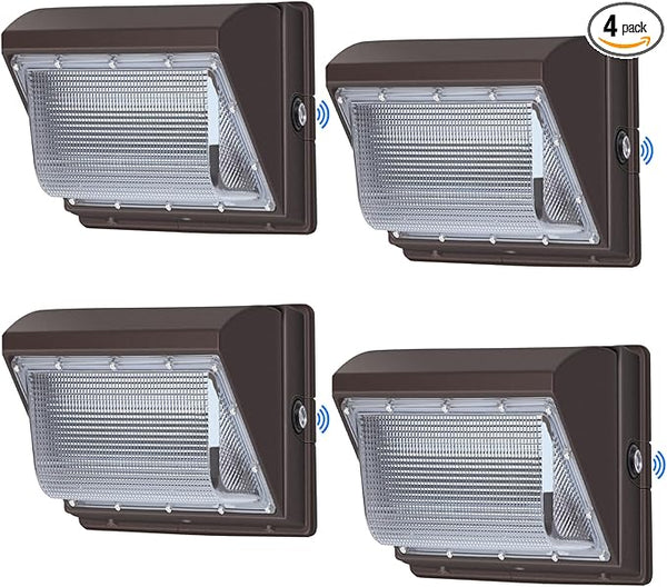 120W LED Wall Pack Lights Dusk to Dawn with Photocell, 15840LM 5000K Super Bright Outdoor Wall Packs, Commercial | Lumora