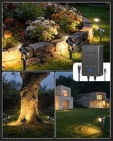 All-in-One LED Low Voltage Landscape Lighting Kit, 12-Pack Landscape Lights with Transformer, 100FT Wire and | Lumora